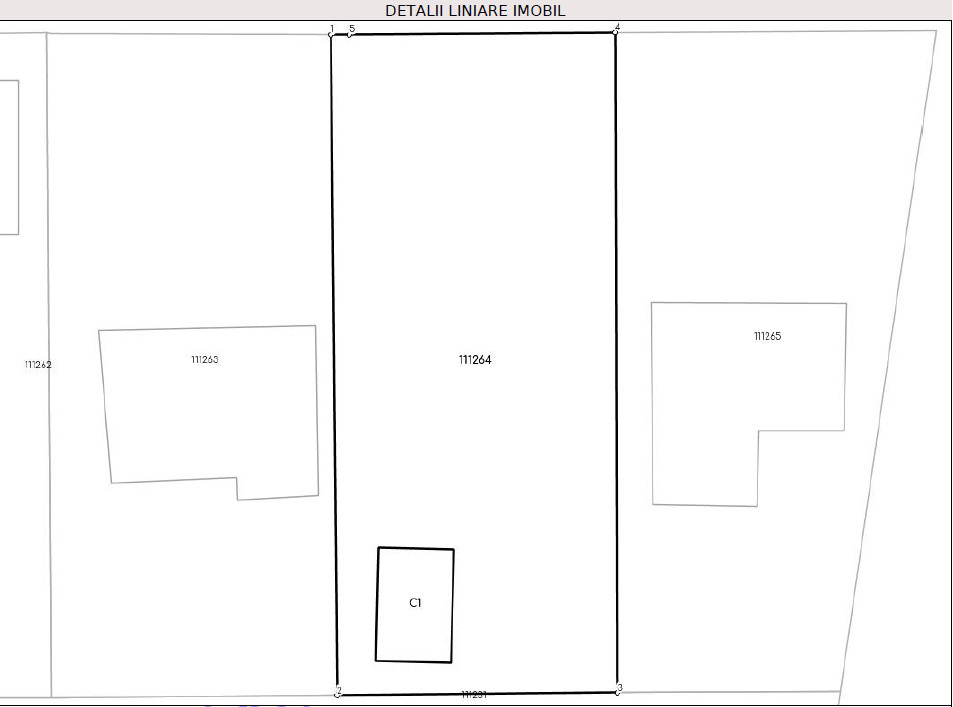 Concesiune teren intravilan 525 mp în Branistea