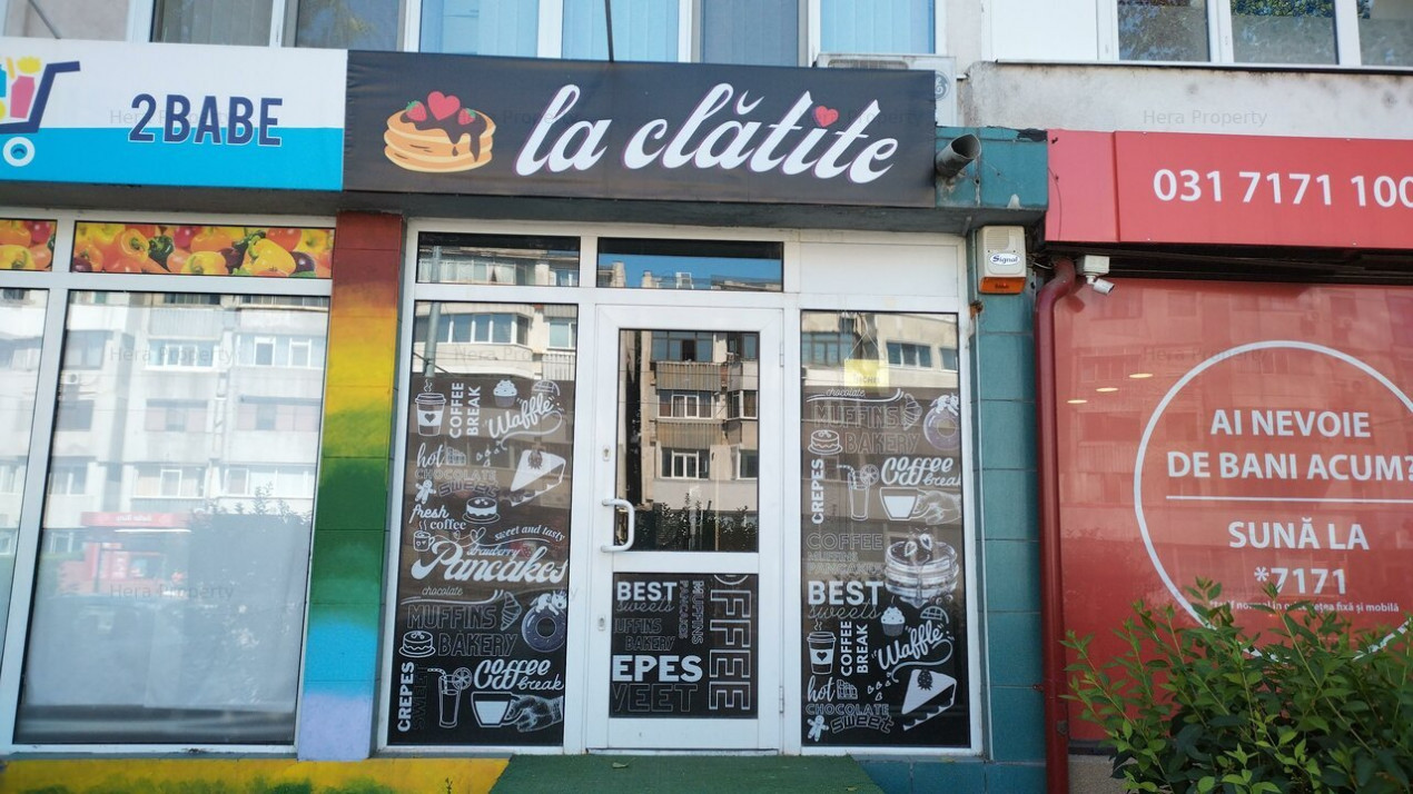 Spatiu comercial 48 mp Str 1 Decembrie 1918 nr 4A cu vitrina  3.65 ml
