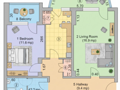 APARTAMENT ETAJ 4 SIDERURGIȘTILOR