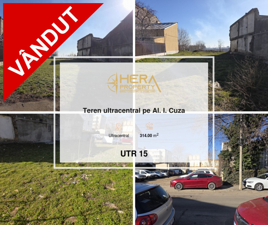 Teren ultracentral pe Al. I. Cuza