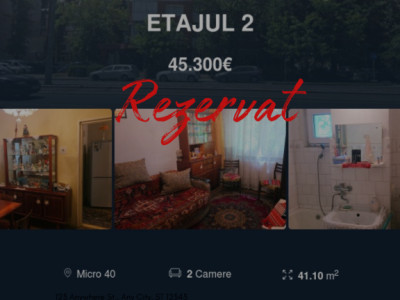 Apartament pe Traian Vuia la Etajul 2
